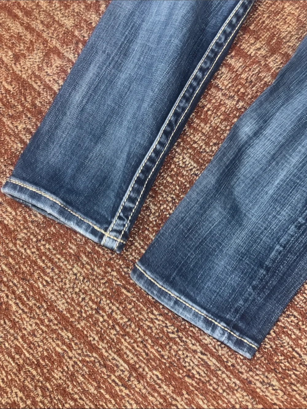 BKE Stella skinny dark wash embroidered pocket western distressed denim 27 - Picture 5 of 13